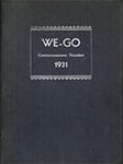 WCCHS Yearbook 1931 Cover